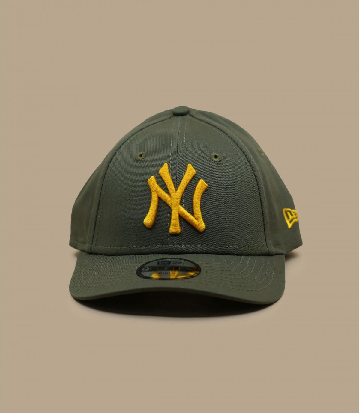 Casquette Kids League Ess NY 940 olive mapple leaf New Era